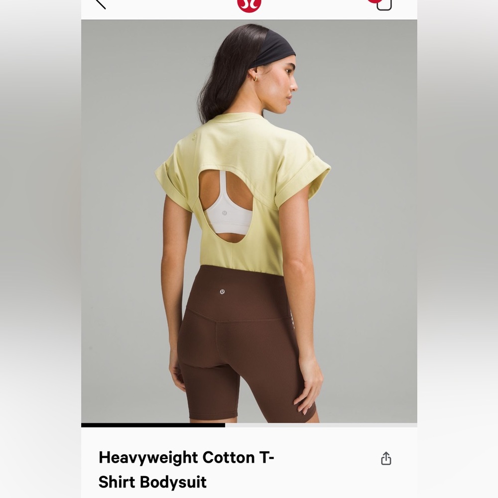 Lululemon Open Back Bodysuit